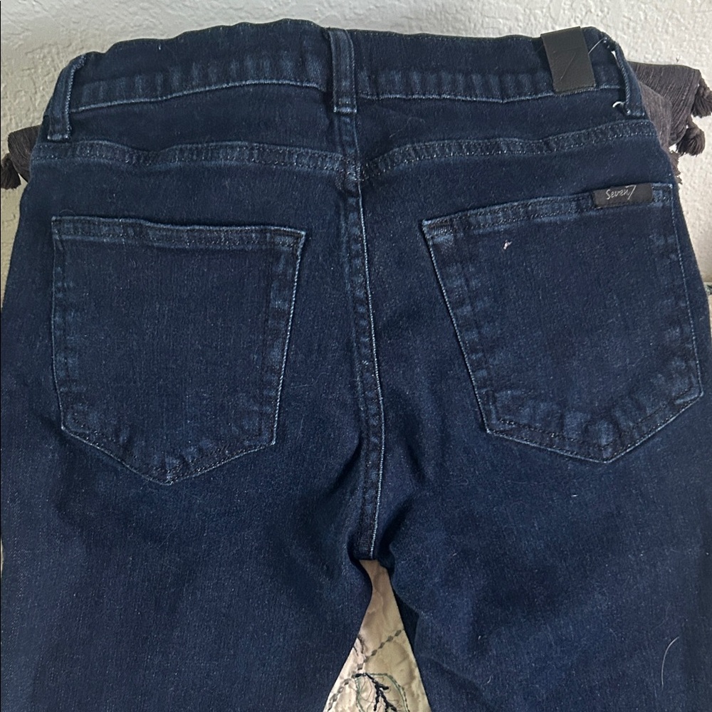 Seven7 Midnight Blue Wide Leg Jeans